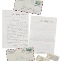 Aste Bolaffi   Libri Rari 2023  Due lettere autografate Maria Callas (lotto 661)