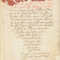 Fondazione 1563; Archivio; Frontespizio Libro degli ordinati Monte di pietà 1579 1633