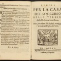 Fondazione1563 Regole per la Casa del Soccorso(1612)