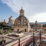 Viega   vista dalla terrazza panoramica dell'hotel H10 Palazzo Galla Roma