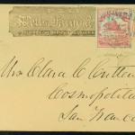 Bolaffi Aste   Francoboli 2023   1862:64   Pony Express   25 c  rosso un intero postale 3 c  del 6 febbraio da Virginia City per San Francisco (Lotto 1252)