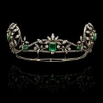 BRAFA 2024 Pauline's Jewellery Box Late 19th Century Emerald Diamond Tiara