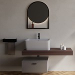 Colavene   lavabo Wynn   60x50x25h cm finitura bianca 2