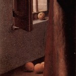 Jan van Eyck I coniugi Arnolfini 1434 dettaglio arance podcast VisitFlanders