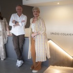 Showroom Spazio Colavene  Civita Castellana (VT) da sin  Adriana, Gianfranco e Lauretta Colamedici